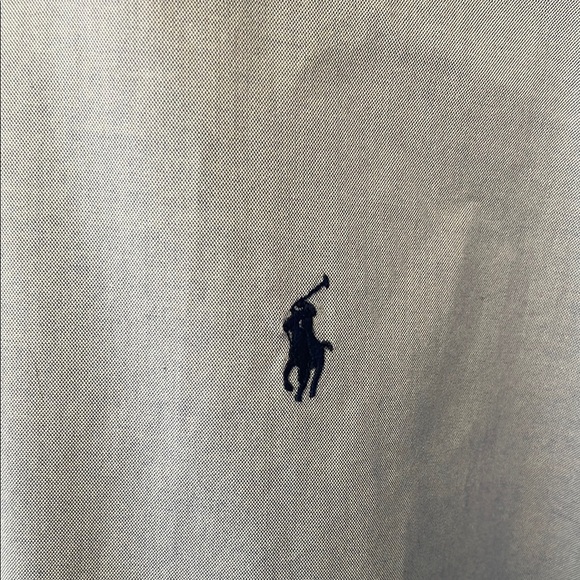 Ralph Lauren Men’s 17.5, 32/33 Chambray Button Down Shirt Classic - Picture 4 of 7